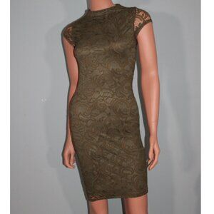 Sexy Olive Green Form-Fitting Dress